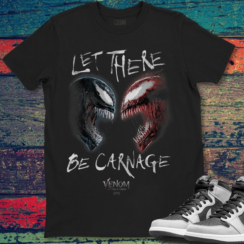 Marvel Venom Let There Be Carnage & Venom Showtime Unisex Gift T-Shirt